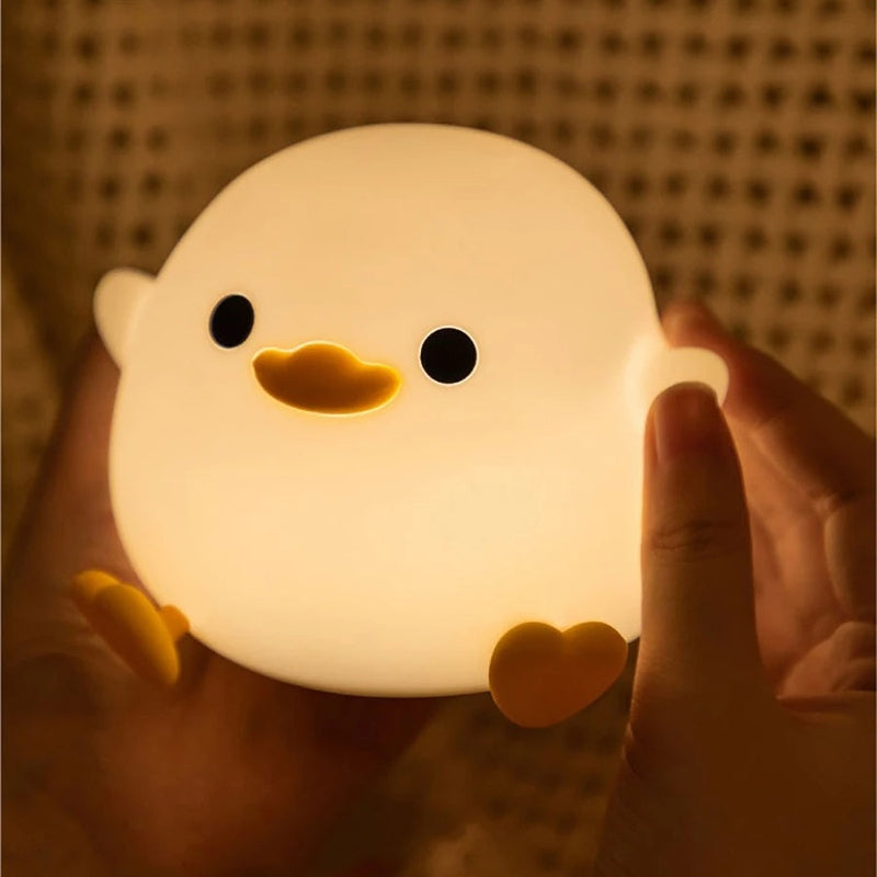 QuackyGlow Soft-touch LED Nightlight Teeny Pandas