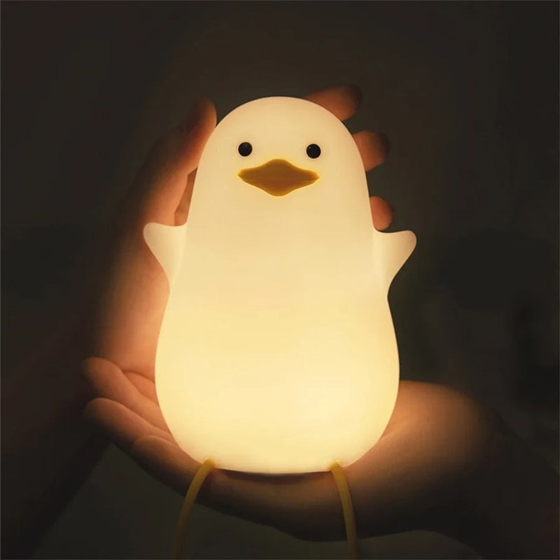 QuackyGlow Soft-touch LED Nightlight Teeny Pandas