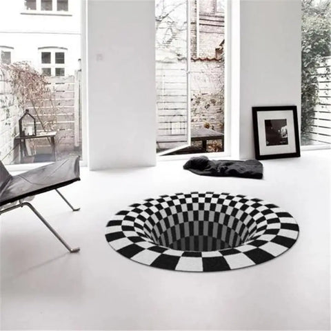 Vortex Illusion Rug – Playful & Cozy Rug for Kids’ Spaces Teeny Pandas