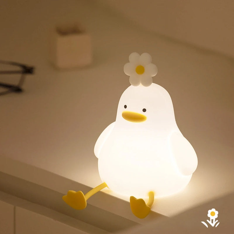 QuackyGlow Soft-touch LED Nightlight Teeny Pandas