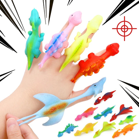 Dino Launchers – Fun Slingshot Finger Toys for Kids Teeny Pandas