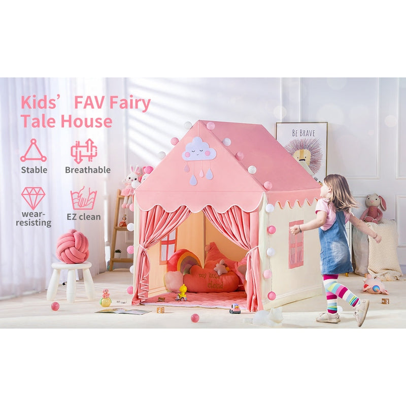 Imagination Playhouse Tent for Kids – Portable Foldable Fun Teeny Pandas