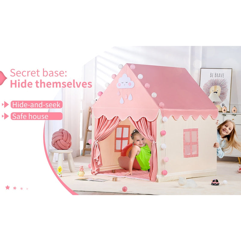 Imagination Playhouse Tent for Kids – Portable Foldable Fun Teeny Pandas