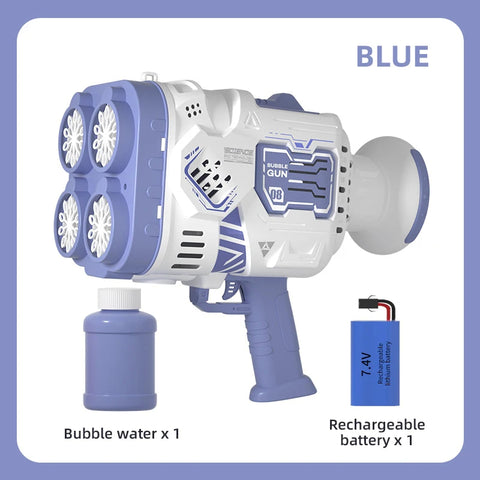 Bubble Rocket Machine with Colorful Lights – Fun for Kids