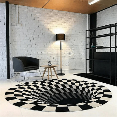 Vortex Illusion Rug – Playful & Cozy Rug for Kids’ Spaces Teeny Pandas