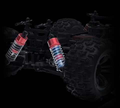 Rugged Kids RC Monster Truck 1/32- Brushless High-Speed Adventure! Teeny Pandas