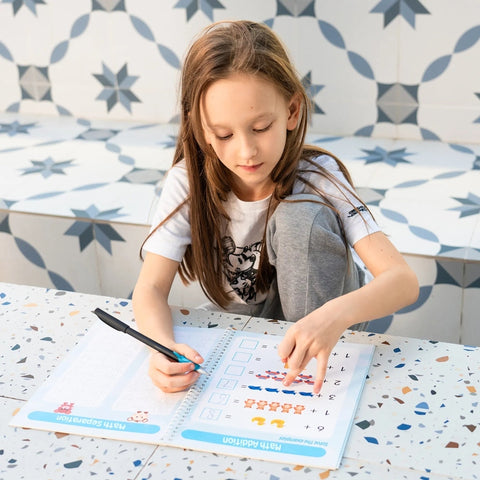 Reusable Montessori Handwriting Kit – Perfect for Kids Learning to Write Teeny Pandas