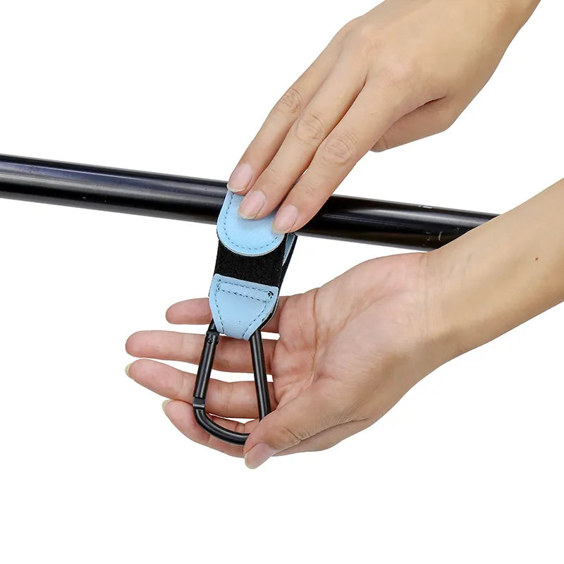 Stroller and Pram Bag Hooks - Strong & Convenient Clips! Teeny Pandas