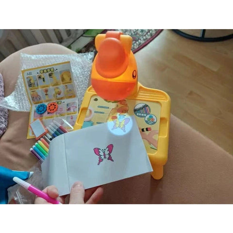 GlowArt Kids LED Drawing Projector – Creative Learning Art Toy Teeny Pandas