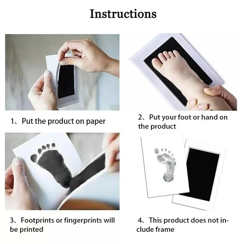 DIY Baby Handprint and Footprint Kit - Create Lasting Memories! Teeny Pandas
