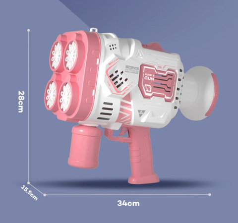 Bubble Rocket Machine with Colorful Lights – Fun for Kids