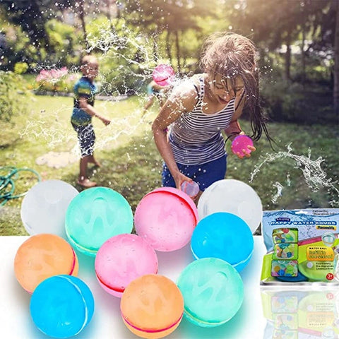 Magnetic Reusable Water Balloons | Self Sealing, Eco-Friendly & Reusable Fun Teeny Pandas